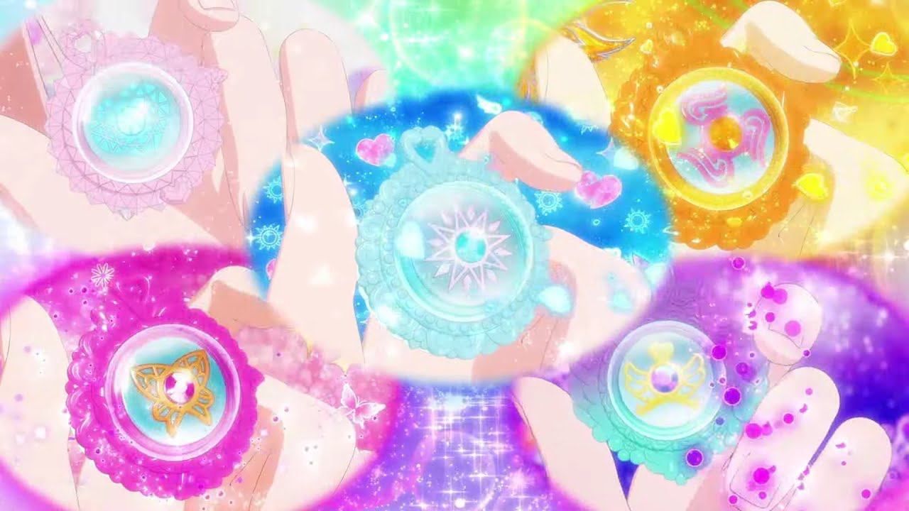 [1080p] Hirogaru Sky! Precure - Group Transformation {Ver. Cure Wing}