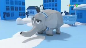 Смена логотипа на новогодний Карусель, (01.12.2018)