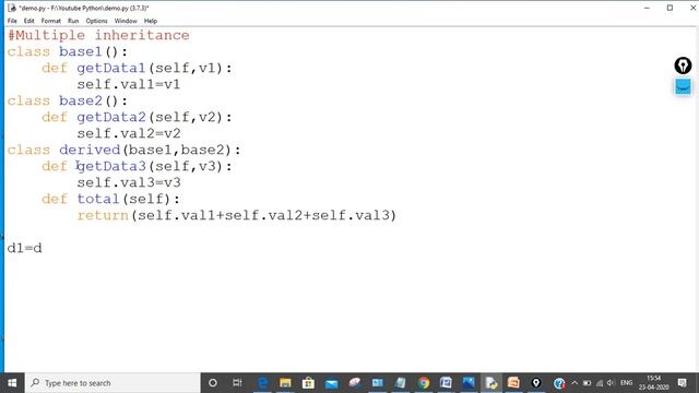 Best Python Tutorial in Hindi | Multiple Inheritance | Tutorial 31-For beginners | CodeGuru смотреть онлайн