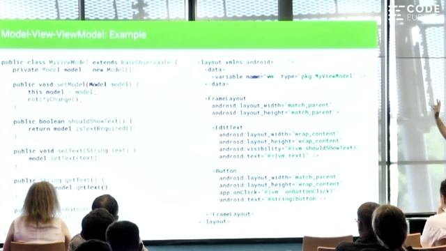 MVVM architecture with the data binding library - lecture by P. Löwenstein - Code Europe Spring 201 смотреть онлайн