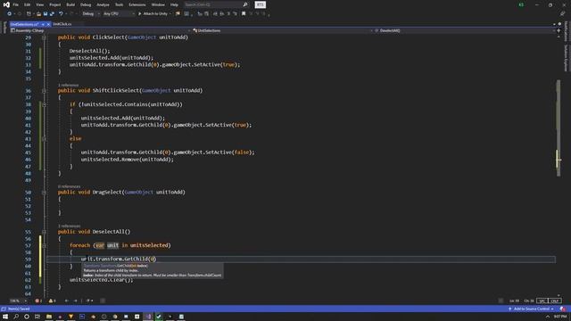 Multiple Unit Selection in Unity || RTS, Diablo, City Builder Type Selection смотреть онлайн
