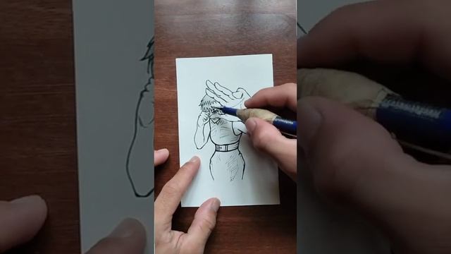 How I Draw (Maki Zen'in) Jujutsu kaisen character смотреть онлайн