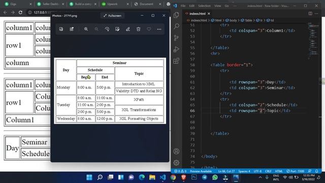 Advance HTML Table | html table bangla tutorial смотреть онлайн