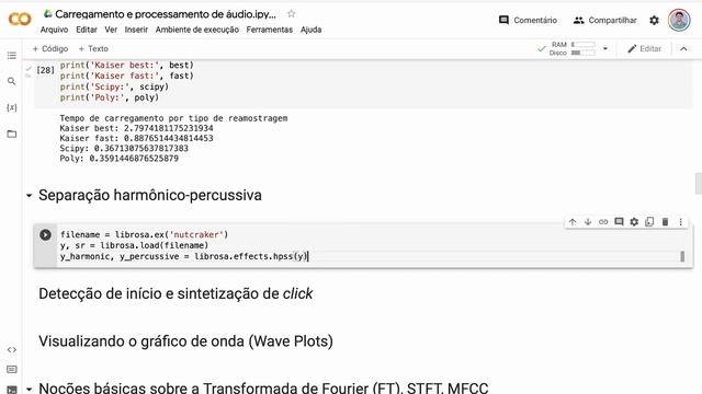Separação harmônico-percussiva com Librosa смотреть онлайн
