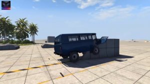 BeamNG drive - UAZ 452 Van - CRASH TESTING & ACCIDENTS