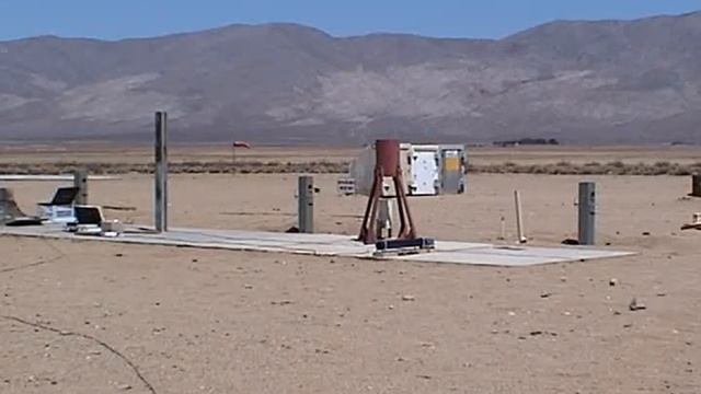 Full Scale Motor Static Test Fire accidentally turns into a launch смотреть онлайн