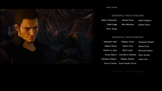 FINAL FANTASY XV_Episode Gladiolus Ending_Gilgamesh_Cor_Campfire Scene