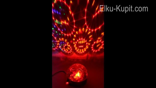 Дискошар светодиодный с динамиком MP3, светомузыка смотреть онлайн