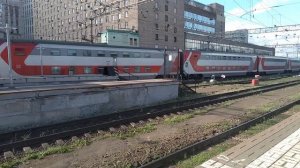 ЭП2К-??? с Двухэтажным поездам сообщением Москва-самара ТЭМ18ДМ с пассажирским поездам Москва-Росто