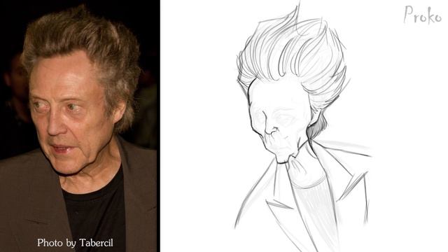 20 Rough Sketch Example 1 Christopher Walken 1080p смотреть онлайн