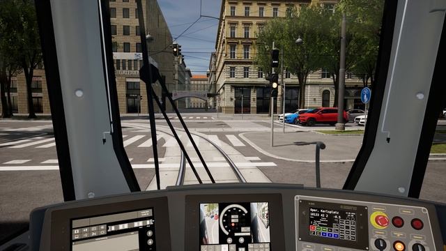 TramSim - With the Flexity on line 1 through Vienna смотреть онлайн