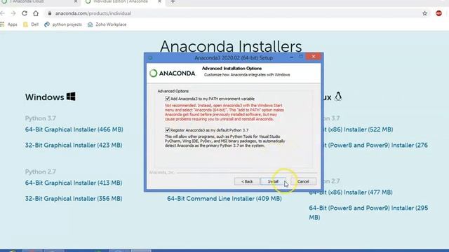03 anaconda installation python console смотреть онлайн