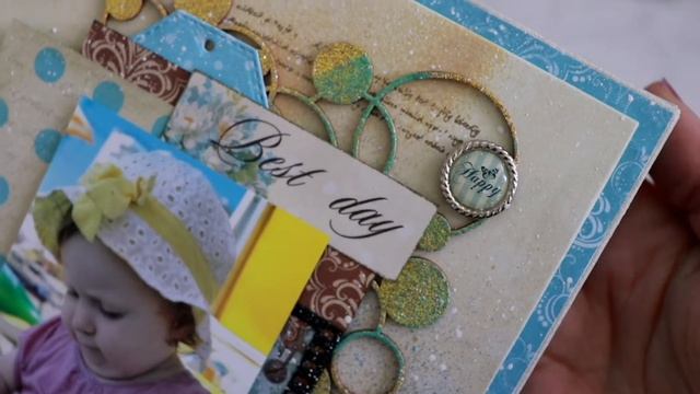 Скрапбукинг. Музыкальное панно с вращающимся элементом. смотреть онлайн