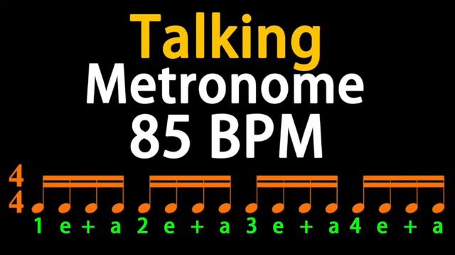 85BPM Talking Metronome （16th Note） смотреть онлайн