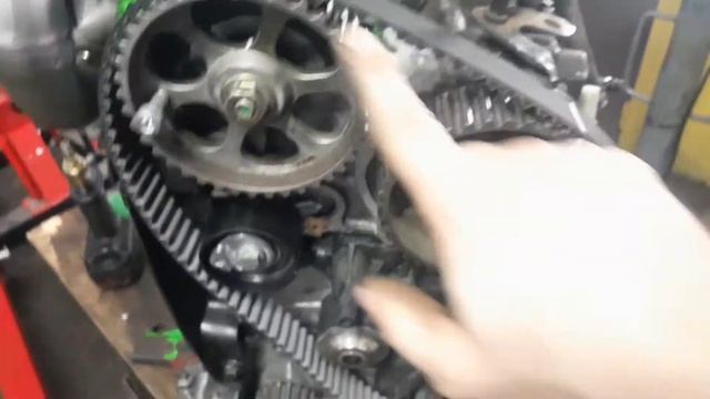 Как Выставить метки ремня ГРМ Рено Кенго 1 5 ДИЗЕЛЬ Контрольные точки