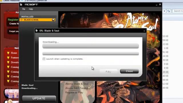 Blade & Soul Atomix client download and install смотреть онлайн