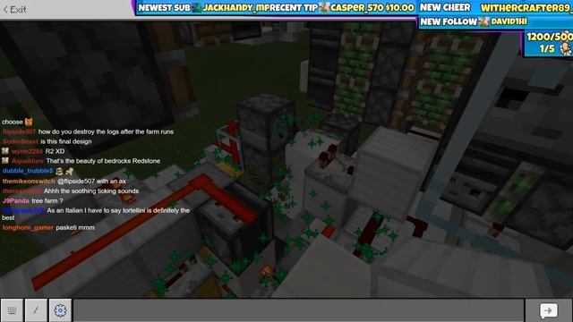 GETTING EVERYTHING & AZALEA TREE FARM Designing! 7/20/21 Truly Bedrock #18 Minecraft Bedrock Editio смотреть онлайн