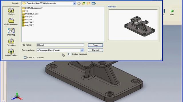 08 STL Files ( SOLIDWORKS eDrawings Tutorial ) смотреть онлайн