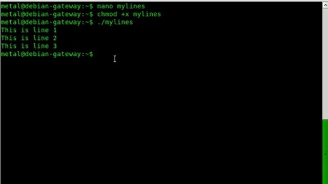 BASH Print Multiple Lines смотреть онлайн