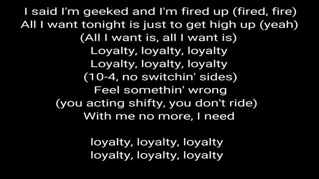 Kendrick lamar ft. Rihanna loyalty (lyrics) смотреть онлайн