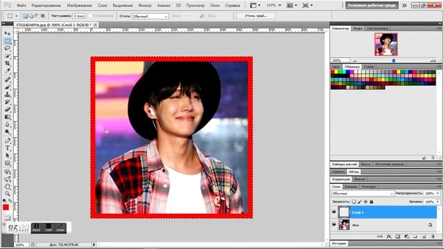 Рамка l Урок 3 l Lesson 3 l Adobe Photoshop CS5 l J-HOPE смотреть онлайн