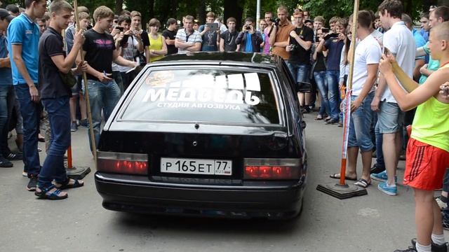 г. Липецк 14.06.2014 Замер посадки ВАЗ 2114 смотреть онлайн