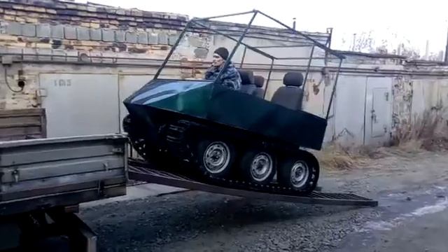 Мини вездеход Егоза амфибия смотреть онлайн