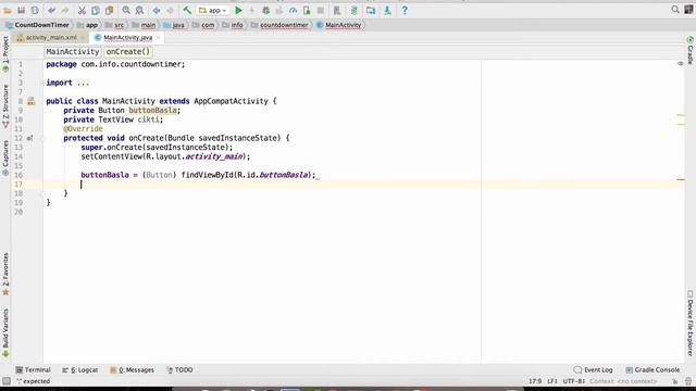 Android & Java : Count Down Timer - Geri Sayım смотреть онлайн