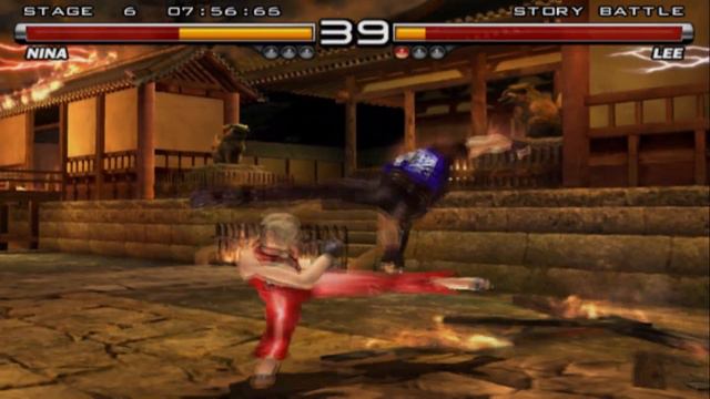 Tekken 5 Story Mode | Nina Williams | Very Hard Difficulty (3 Rounds) смотреть онлайн