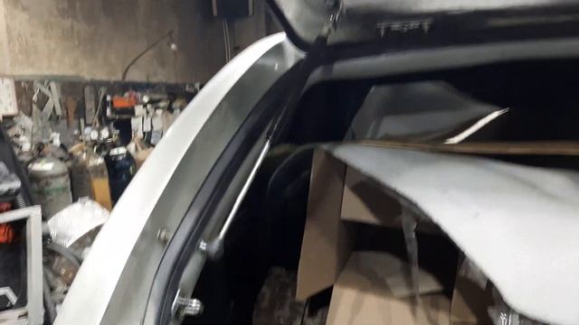 замена стекла кунга на алюминий. смотреть онлайн