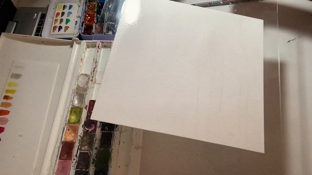 Рисую в технике по-мокрому смотреть онлайн