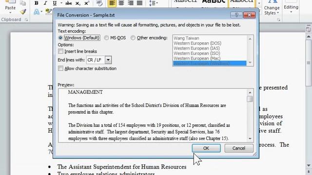 Save a File as Encoded Text - Word 2010 смотреть онлайн