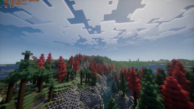 flying in minecraft with LoDs (Distant Horizons mod) pt1 смотреть онлайн