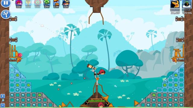 Angry Birds Friends Tournament Level 5 Week 329-B PC Highscore POWER-UP walkthrough смотреть онлайн
