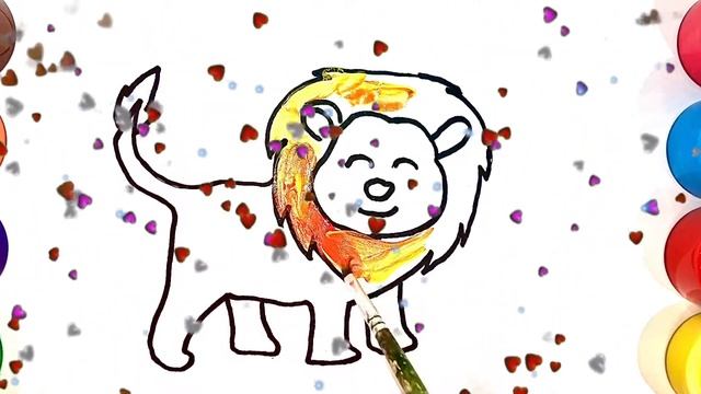 КОРОЛЬ ЛЕВ, Рисунки и Раскраски для детей,LION KING, Pictures and Coloring pages for kids, смотреть онлайн