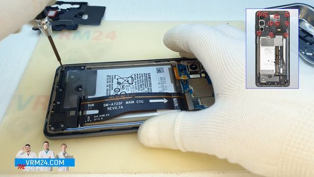 Как разобрать ? Samsung Galaxy A72 SM-A725 Разборка и ремонт смотреть онлайн