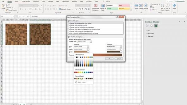 Minecraft Logo in Excel? How to create Minecraft logo in Microsoft Excel in 1 minute tutorial!