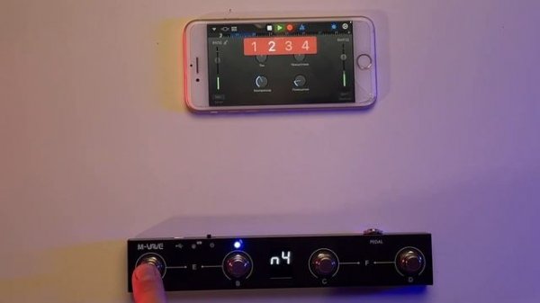 FOOTSWITCH FOR GARAGEBAND and BOSS RC505 -CHEAPEST MIDI BLUETOOTH CONTROLLER M-VAVE CUVAVE CHOCOLAT