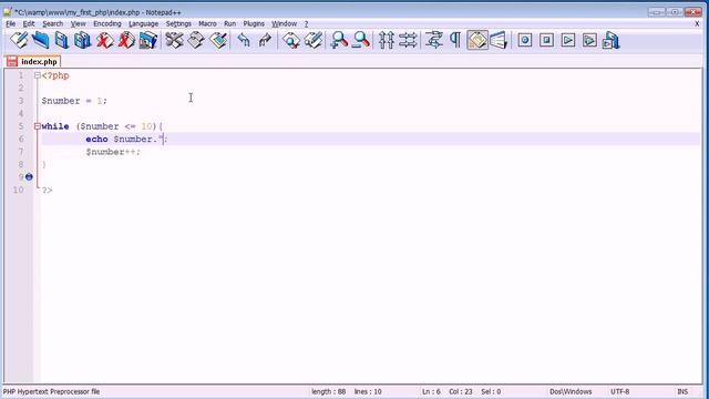 קורס PHP : שיעור 13 - לולאות: while loop смотреть онлайн