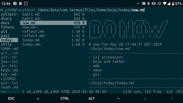 ? Linux android - terminal workflows using termux bujo todocli смотреть онлайн