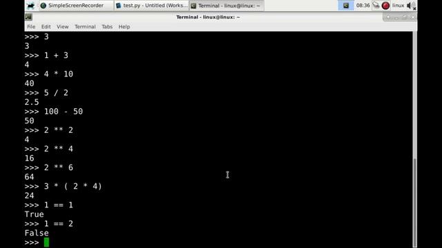Learn python - Interactive shell смотреть онлайн