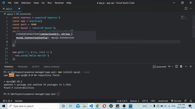 Connect Node.js Express to MySQL Database #2 Expense Manager App (Angular, Express, MySQL) смотреть онлайн