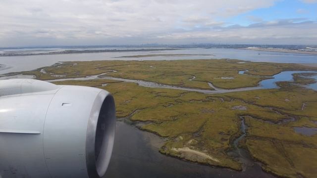 [4K] Landing at JFK International Airport in New York | American Airlines flight 95 смотреть онлайн