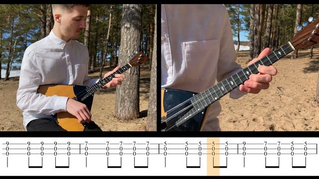 "Деревенский вальс" на балалайке (разбор/строй C-E-G)/"Country waltz" on balalaika (tutorial/C-E-G) смотреть онлайн
