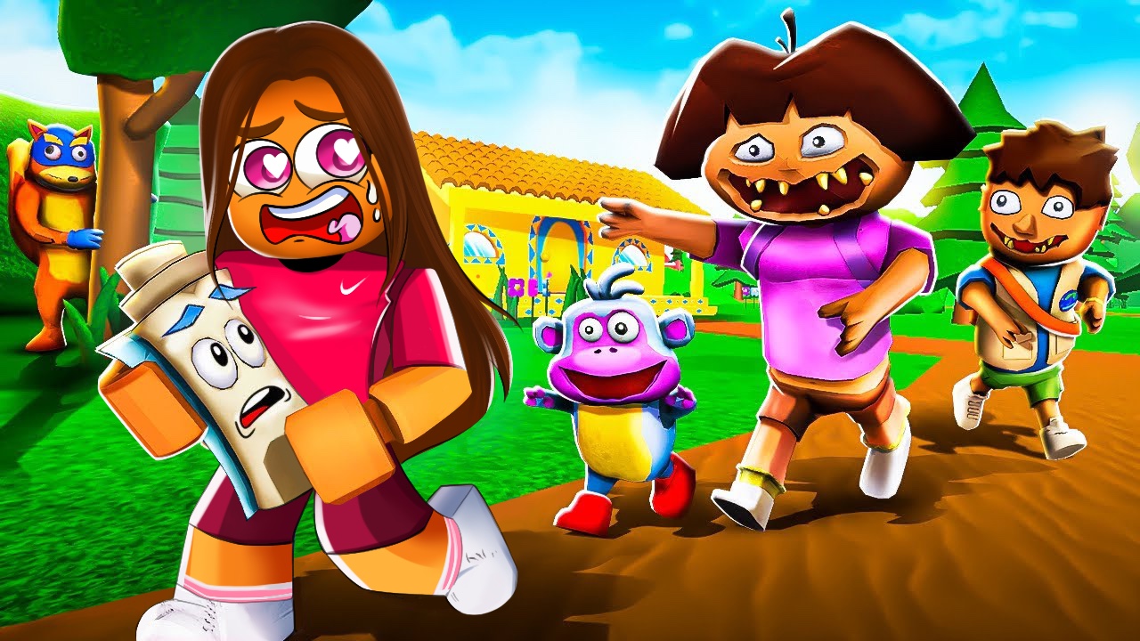 КРИПОВАЯ ДОРА ПУТЕШЕСТВЕННИЦА в РОБЛОКС смотреть онлайн