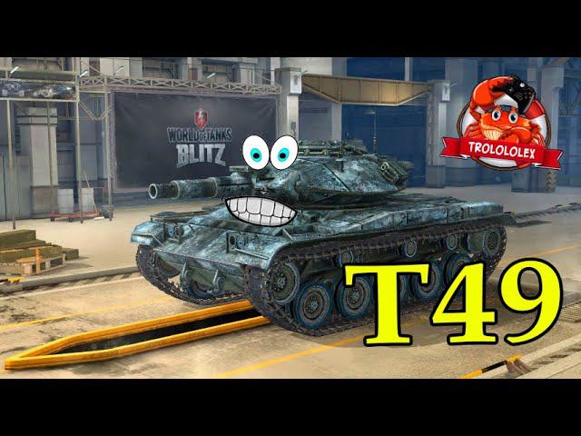 World of Thanks Blitz. Танки блитц. Т49 или покатушки на бешенной табуретке. смотреть онлайн
