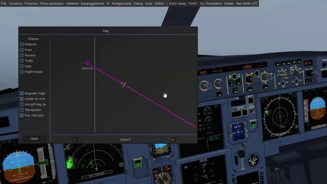 FlightGear - Short Flight On The Best A320 Version For FlightGear [LIRF/LIRN]