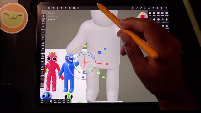 #195 - Rainbow Friends Roblox - Character Design in Nomad Sculpt смотреть онлайн