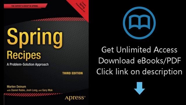 Download Spring Recipes: A Problem-Solution Approach PDF смотреть онлайн