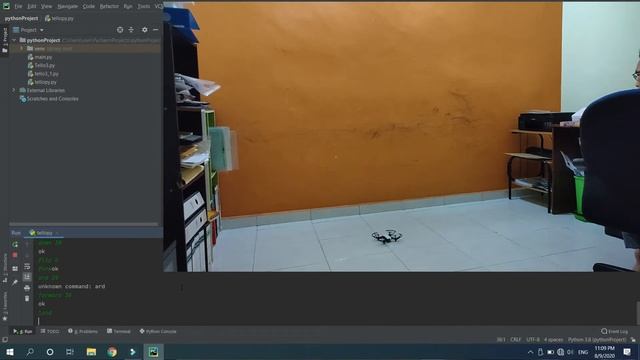 Basic Controlling DJI Tello using Python смотреть онлайн